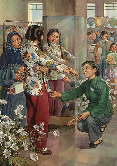 快过年了,看看五十年代挂什么年画