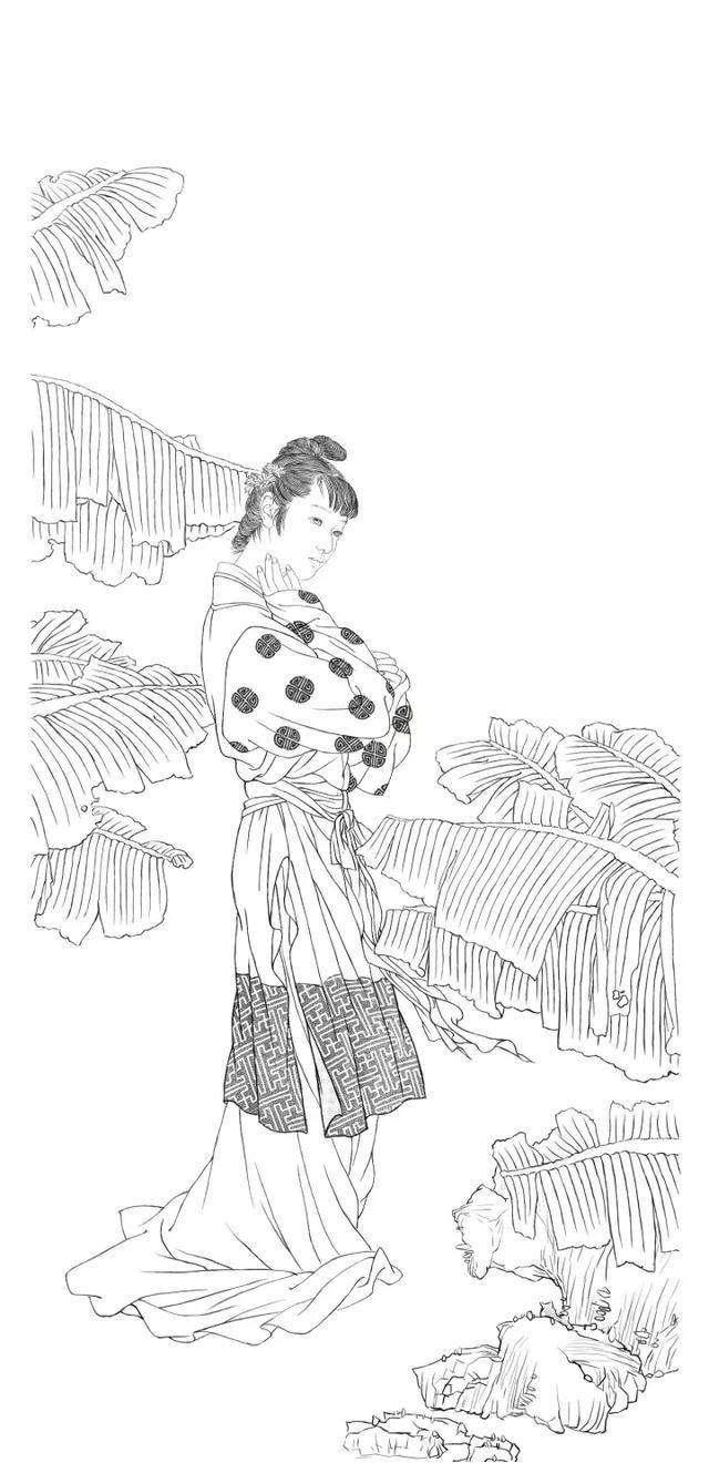 书画联盟丨王美芳人物白描