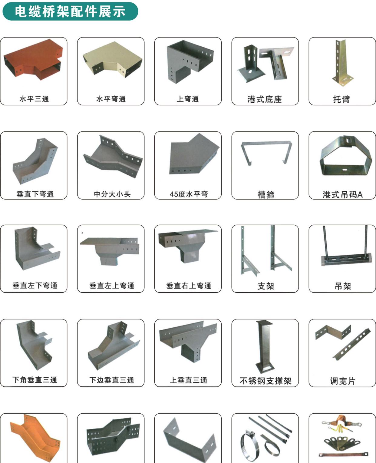 电缆桥架弯头及配件图片