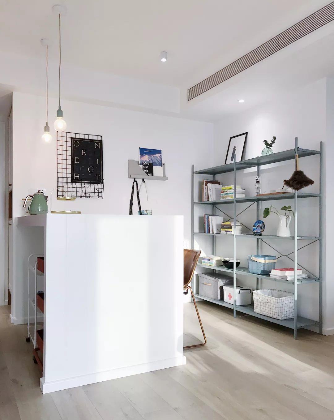 105平的北欧风三房,文艺范满满,朋友都好羡慕