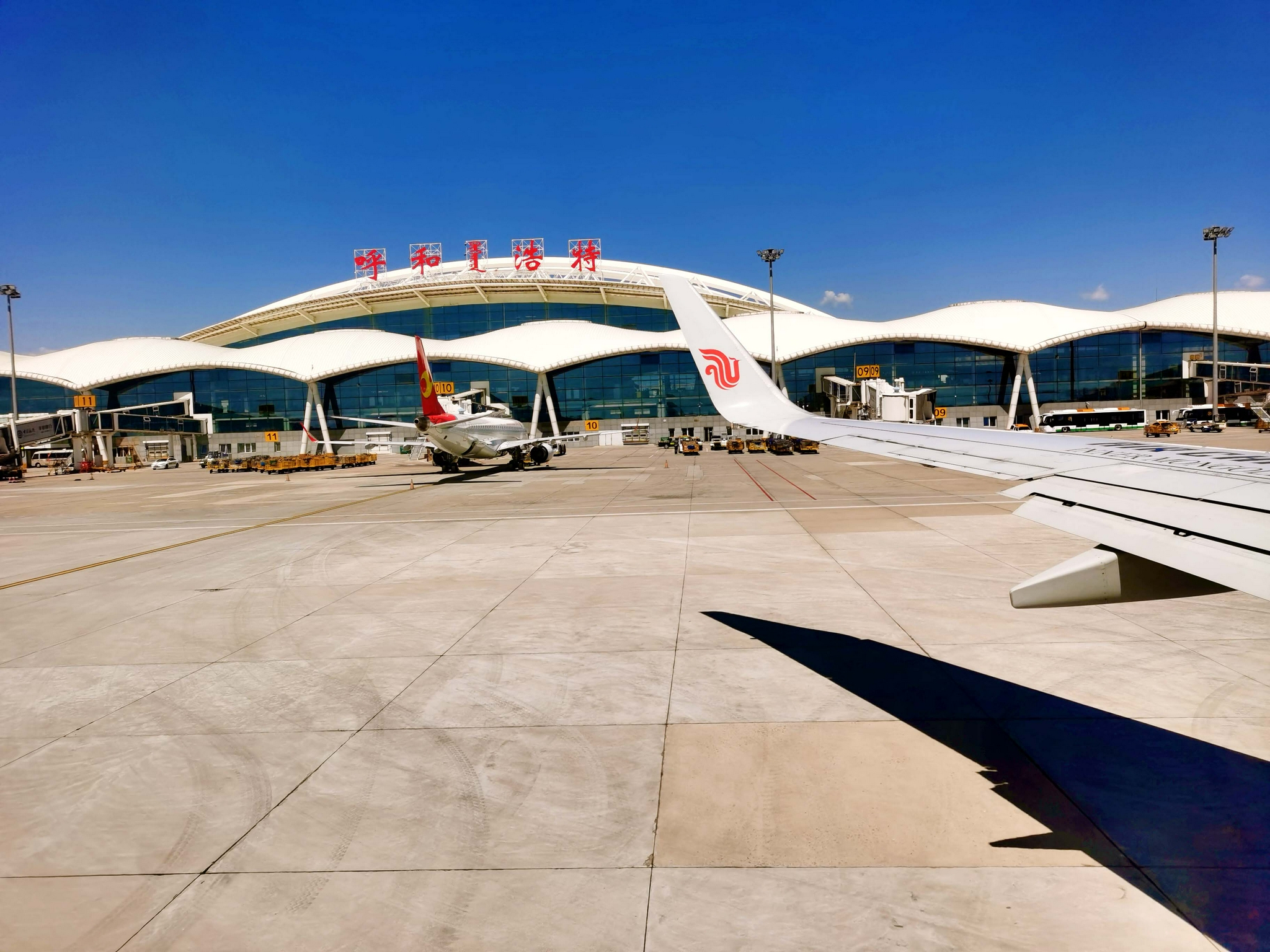 呼和浩特飞机场,原创拍摄|飞机场|呼和浩特|原创_新浪新闻