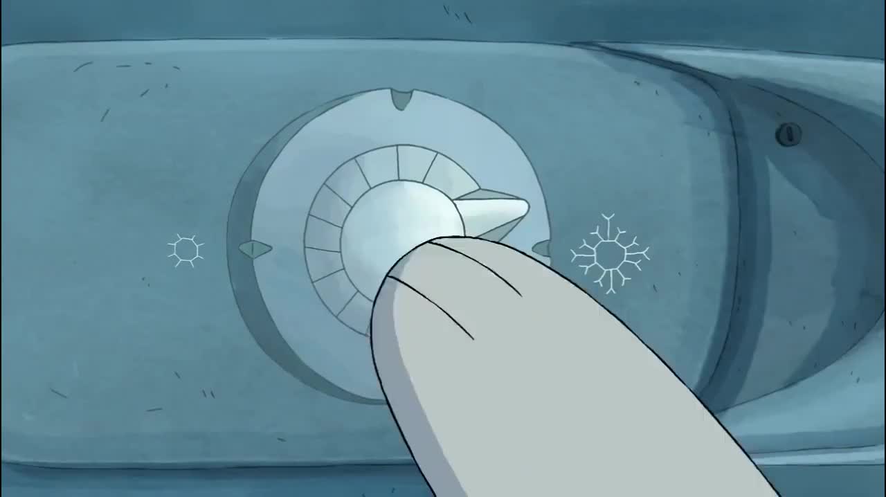 咱们裸熊白熊坐在冰箱里看视频他太热了