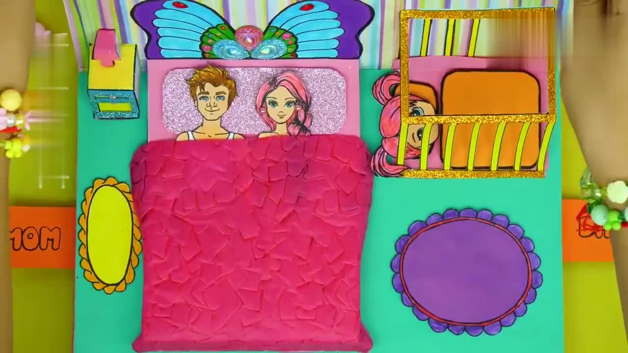 diy给纸娃娃一家做休闲装运动装和礼服装你更喜欢哪一套