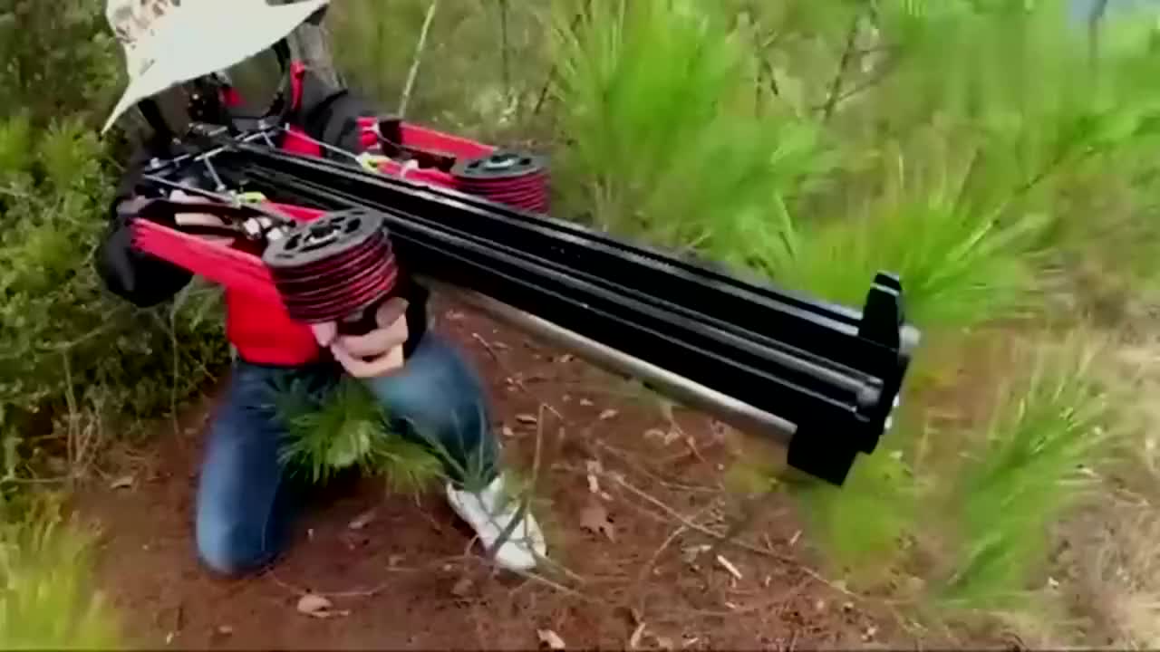 现代化的超级弹弓第一次见这么高级的弹弓