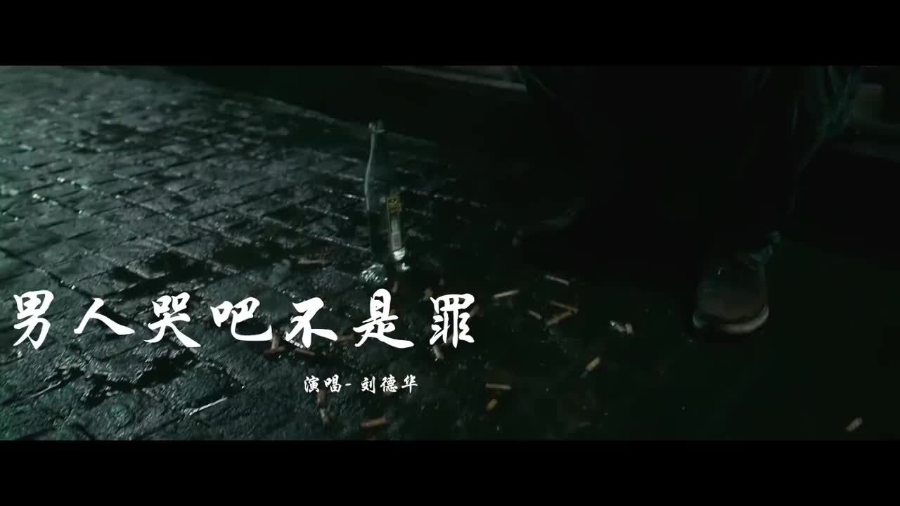 刘德华 男人哭吧不是罪 超好听 独特的嗓音 唱哭了多少硬汉