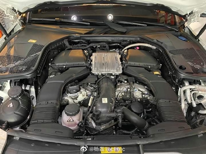 奔驰c63amg奔驰c43amg改装动力升级德国techtec刷ecu电脑