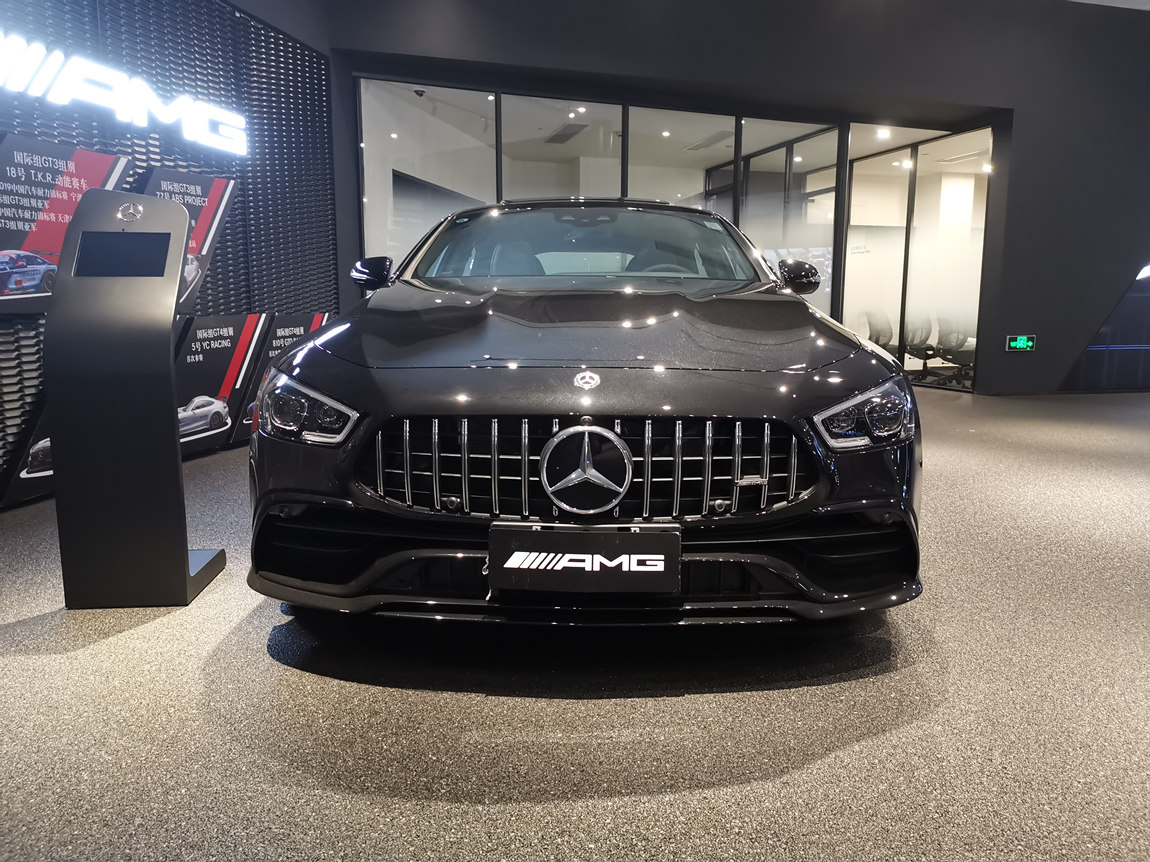 奔驰gt50 amg 黑外岩浆灰