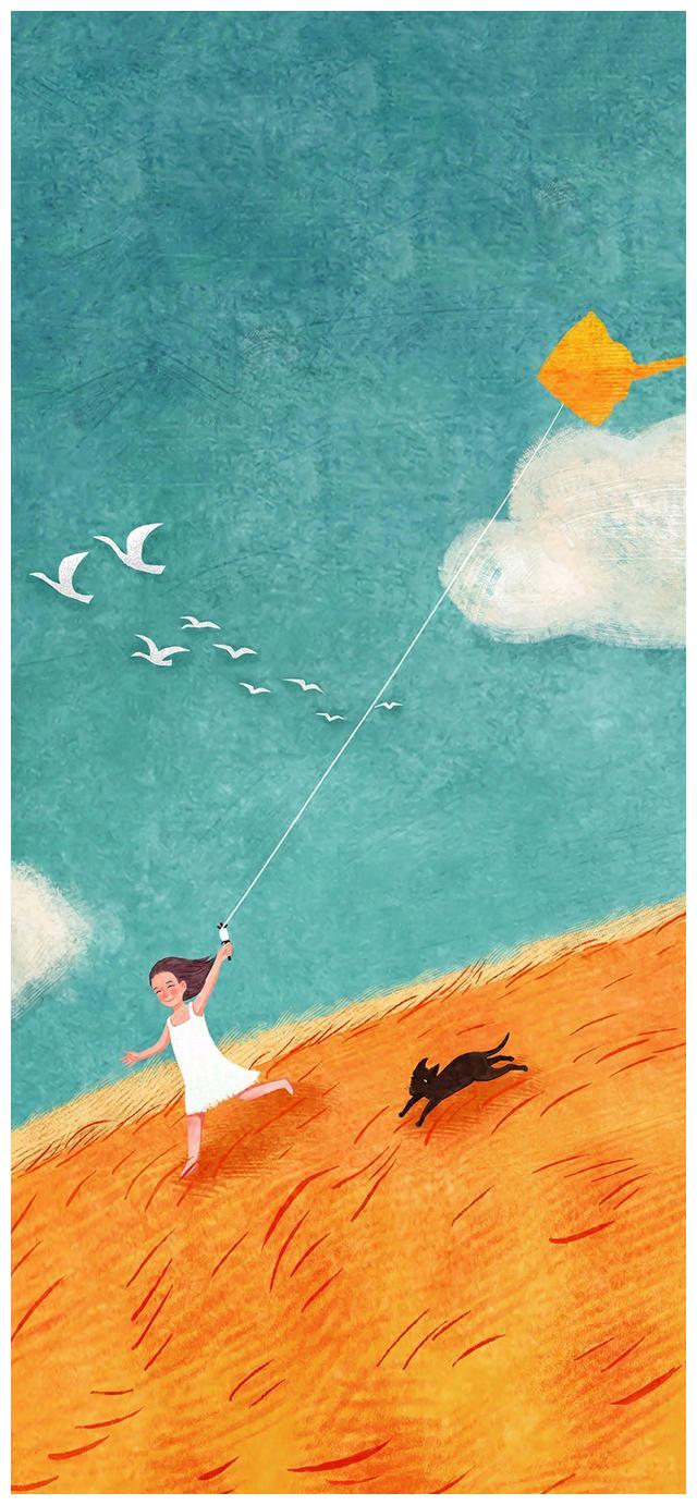 全面屏壁纸|卡通|精美手绘插画