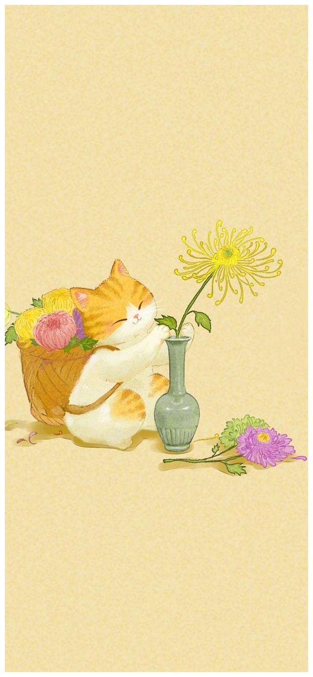 全面屏壁纸|卡通|精美手绘插画