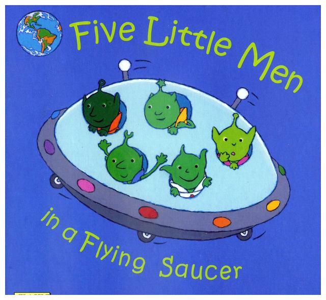 little men in a flying saucer flew round the world one day