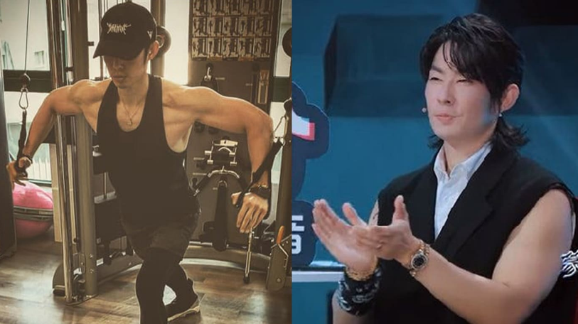 f4出身的吴建豪,一直以钢铁般身材示人,他过去也常常在社媒上传健身照