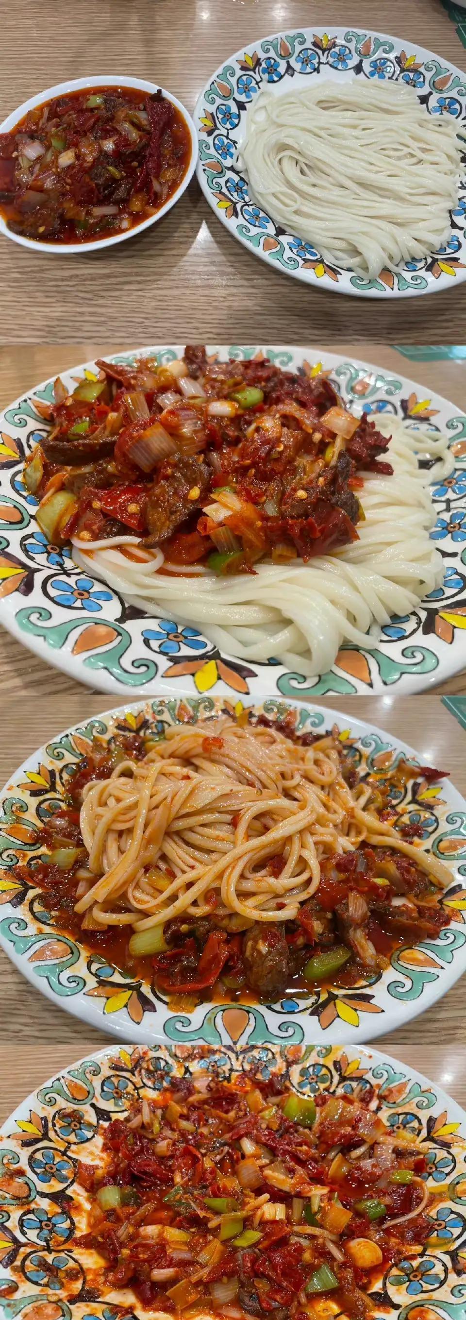 新疆美食:拉条子拌面,你吃过吗?__财经头条