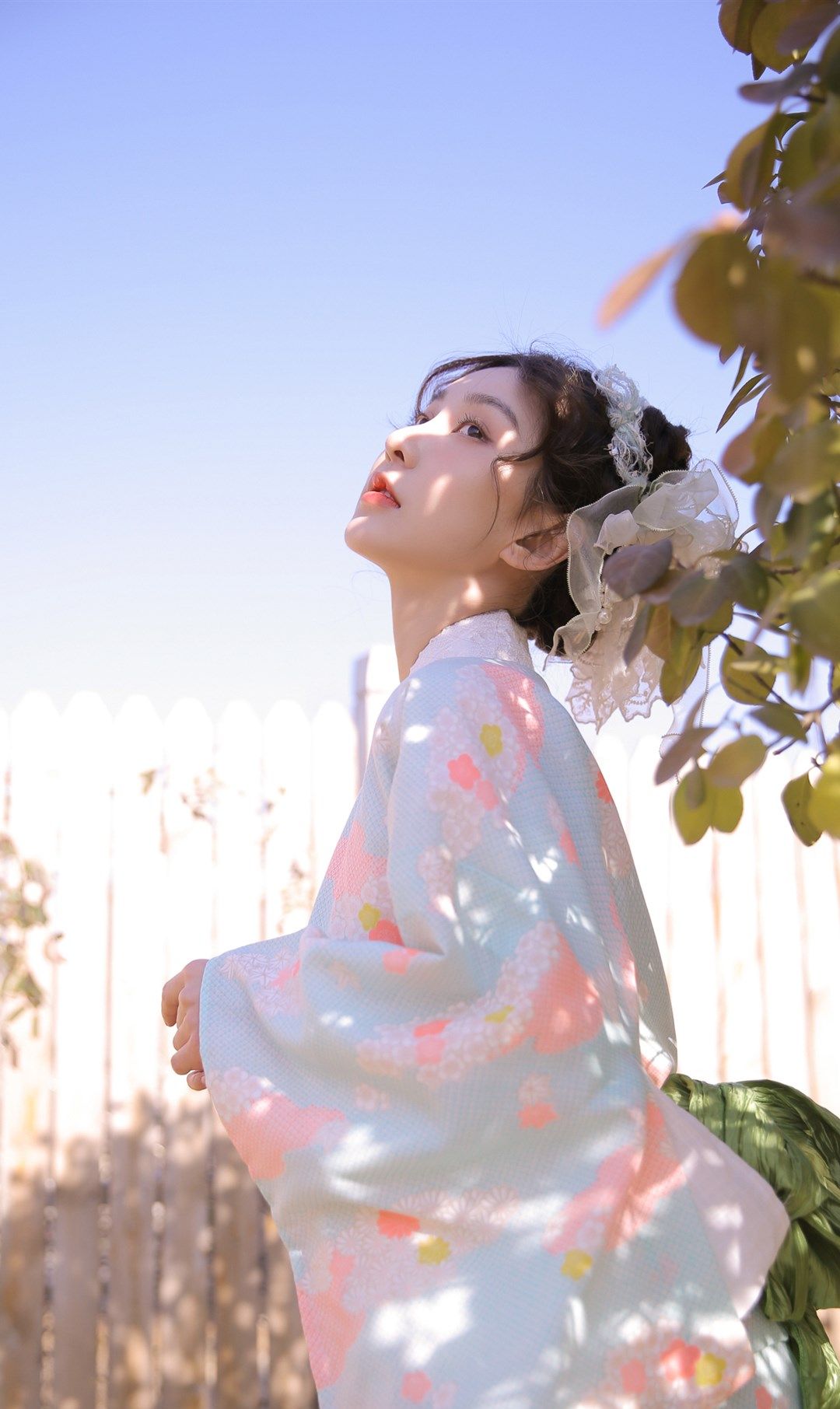 适合做手机壁纸的和服少女写真,时而清新时而魅惑