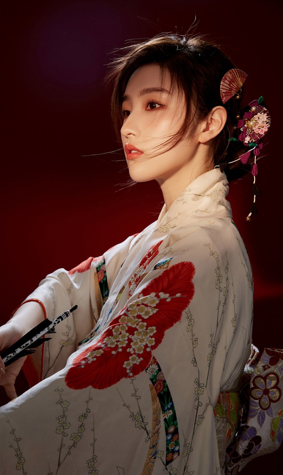 适合做手机壁纸的和服少女写真,时而清新时而魅惑