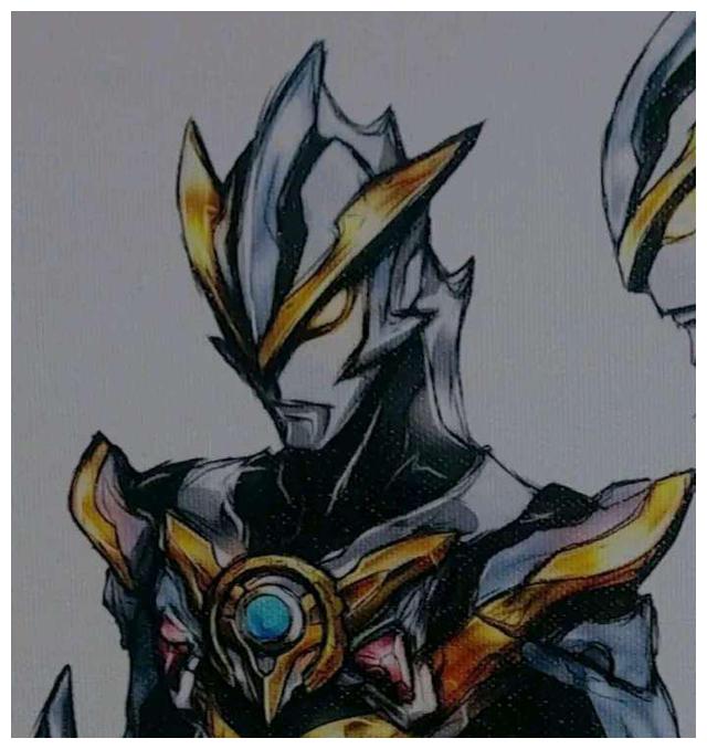 通过原稿图可以看出,其实罗布奥特曼的眼睛本来就设计得这么大.