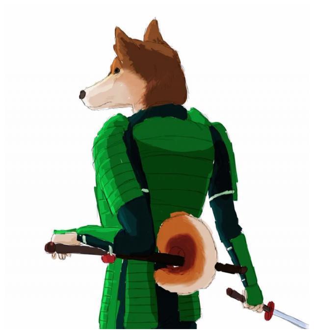 柴犬界的带刀武士,拔刀动作帅翻网友!