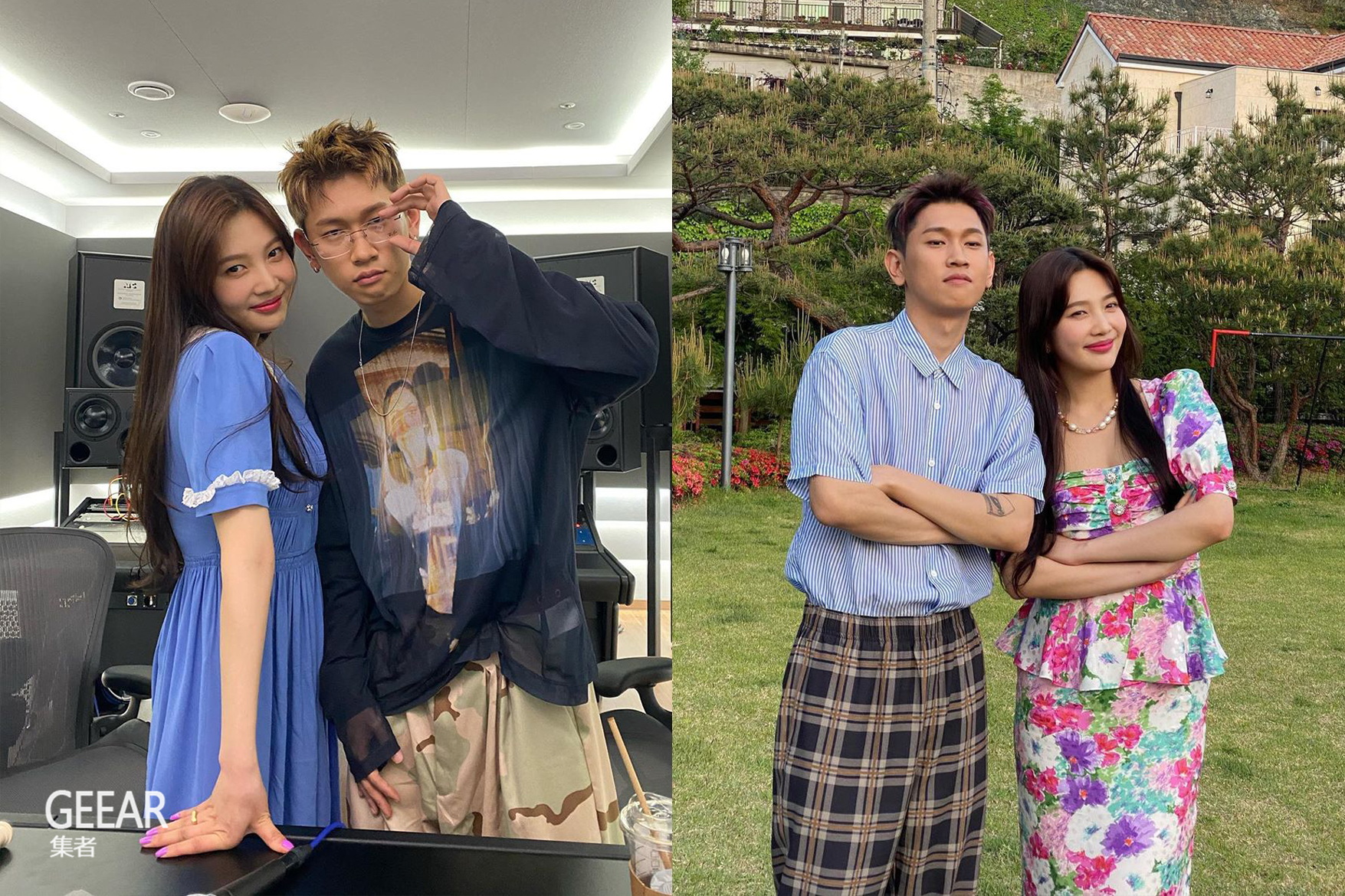 因合作歌曲而生情 Joy与crush宣布恋爱中 歌曲 情侣 合作 新浪新闻