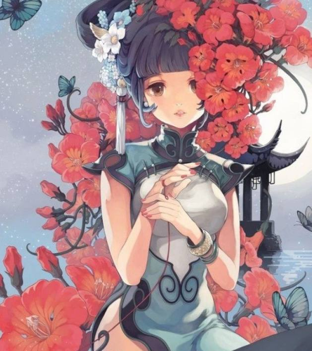 十二星座代表的美艳花妖,白羊座牡丹花妖,金牛座妩媚耀眼!|花妖|白羊座|金牛座_新浪新闻