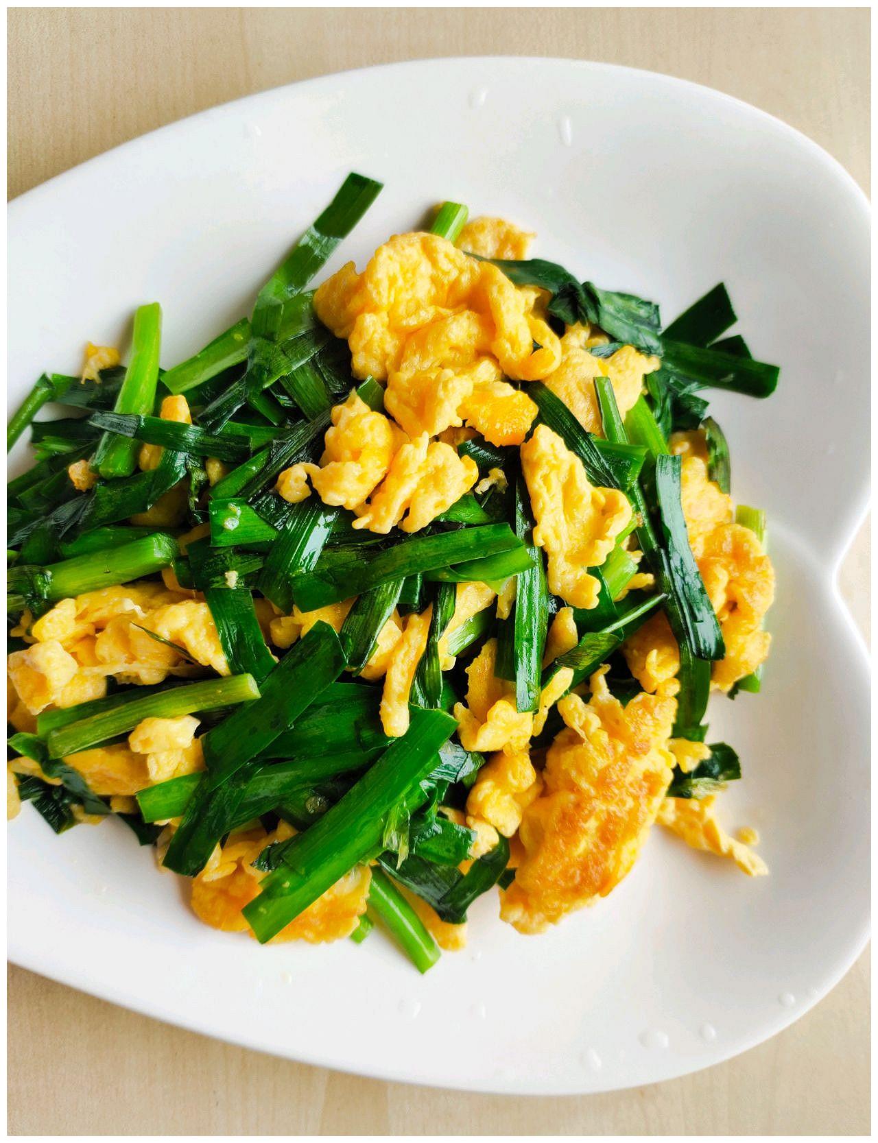 韭菜炒鸡蛋——不生不塌 香熟饱满的秘诀