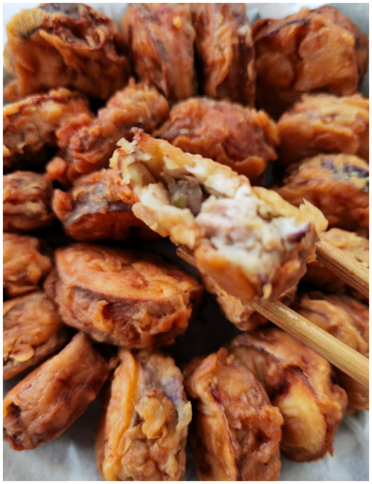 东北正宗炸茄盒,东北人的下酒硬菜,学会保证让你天天流口水!