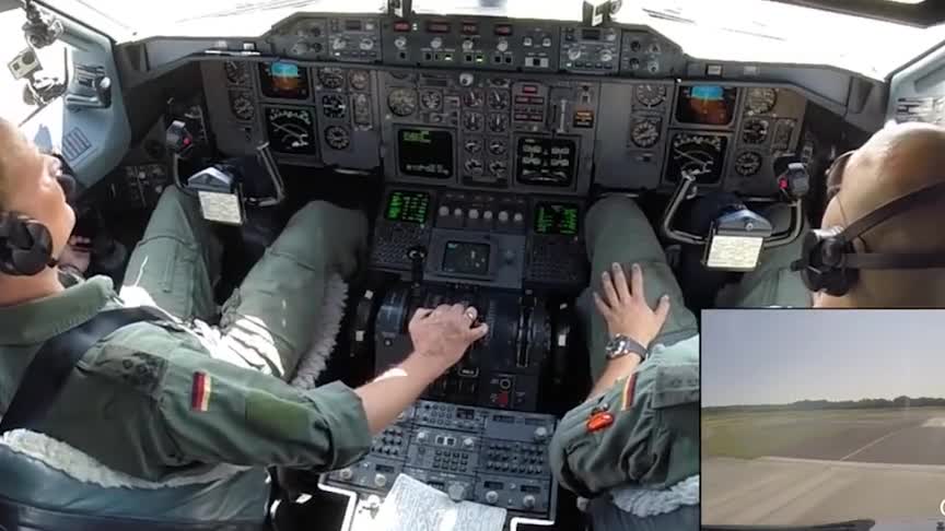 a310客机起飞,驾驶舱里的操作是这样的__财经头条