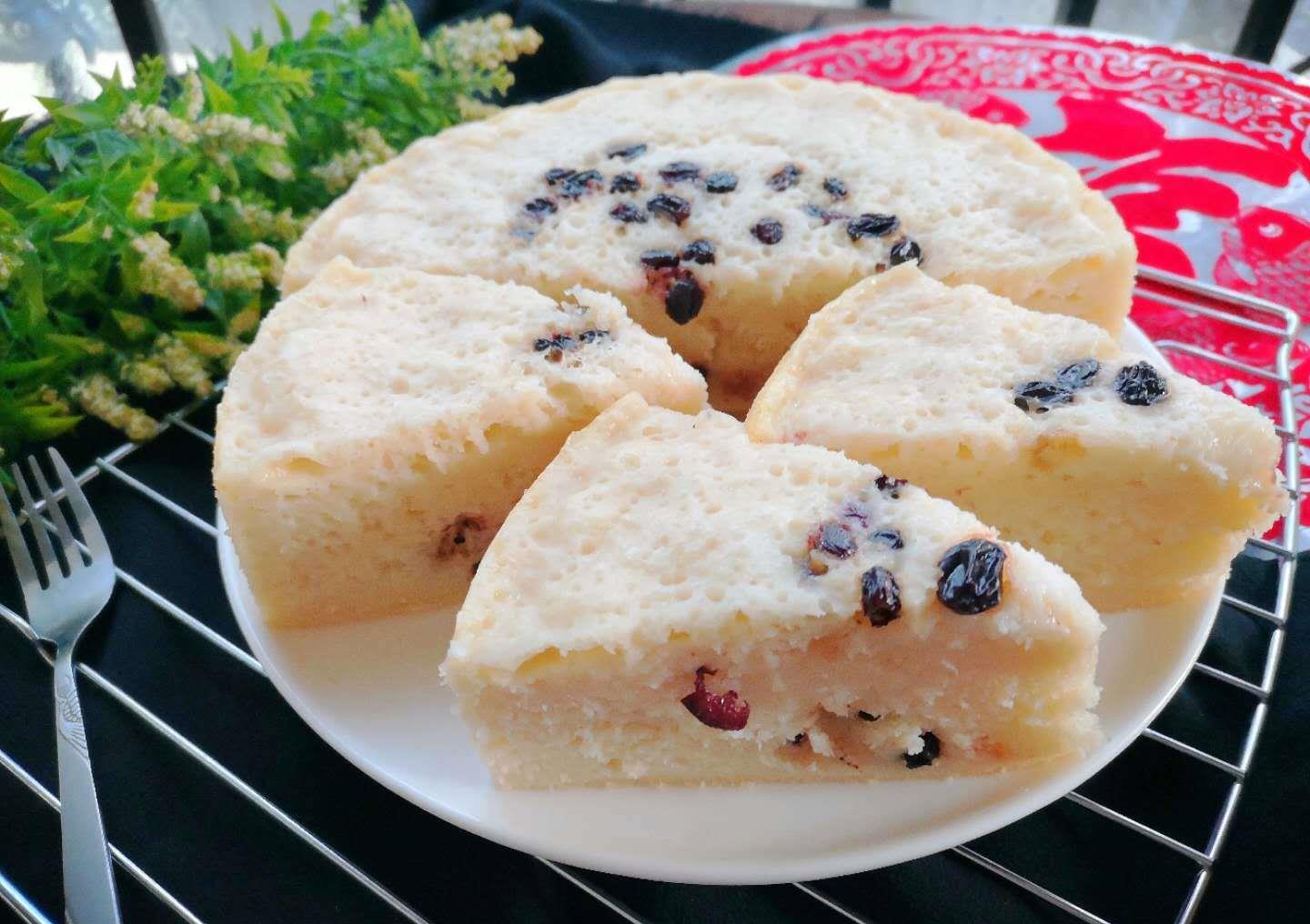 大米别煮粥搅一搅手不碰面做米糕比发糕简单比蛋糕松软好吃