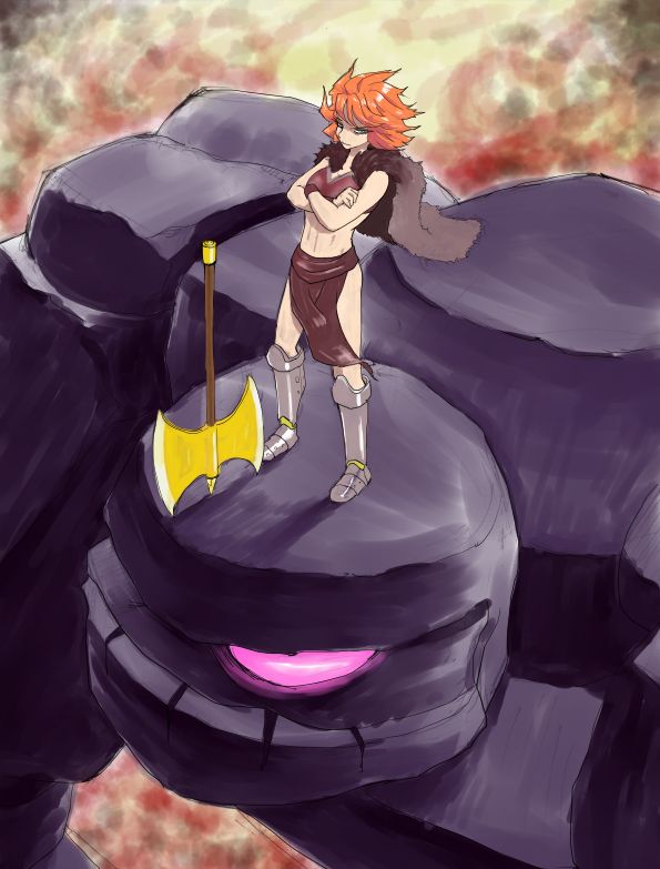 部落冲突:精美图片来袭,威武的女武神,可可爱爱的弓箭mm_高清图集