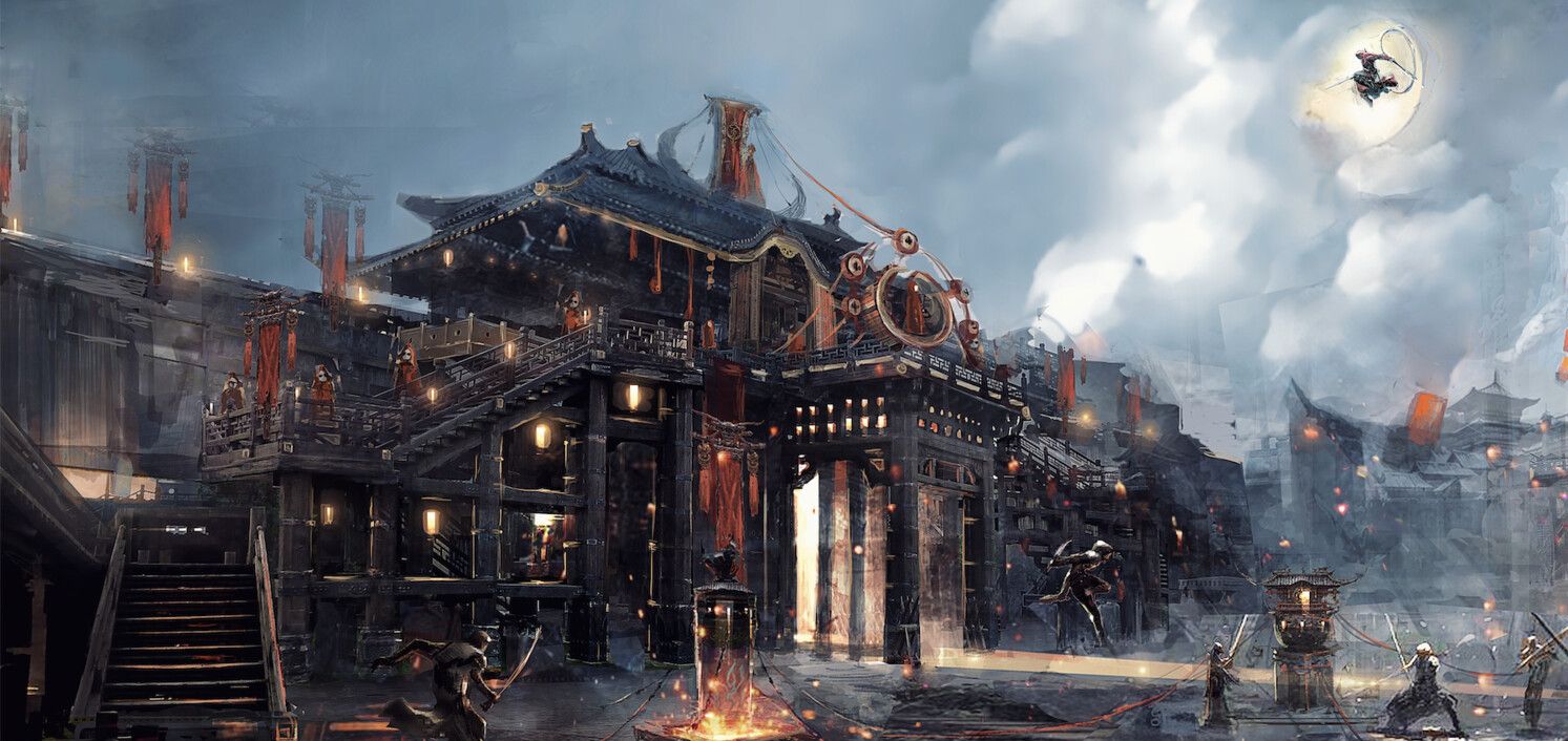 一组高质量场景插画作品欣赏!大部分都是充满科幻色彩的精品大作