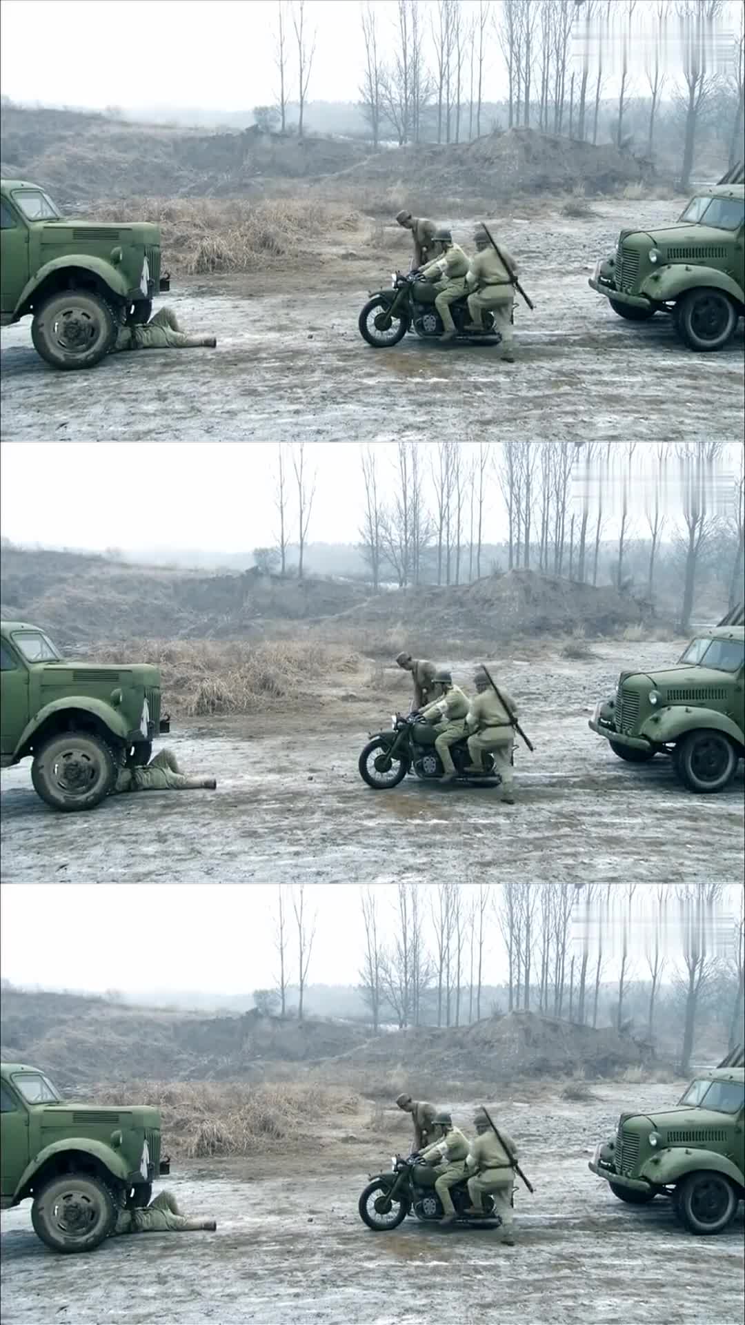 鬼子卡车坏在半路没想到大佐刚上前查看就被八路军包围