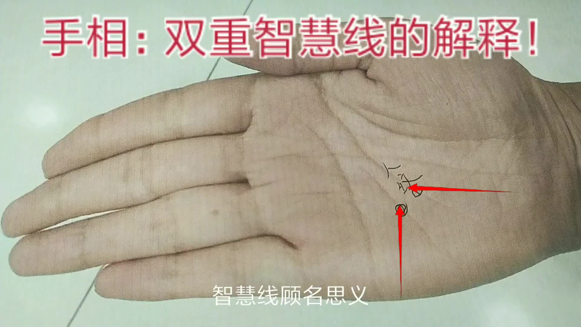 手相:双重智慧线的解释!(44)