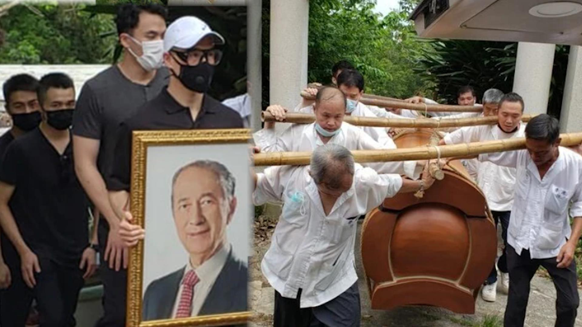 赌王何鸿燊去世一年终落葬,四个儿子到场送别,孕期奚梦瑶缺席