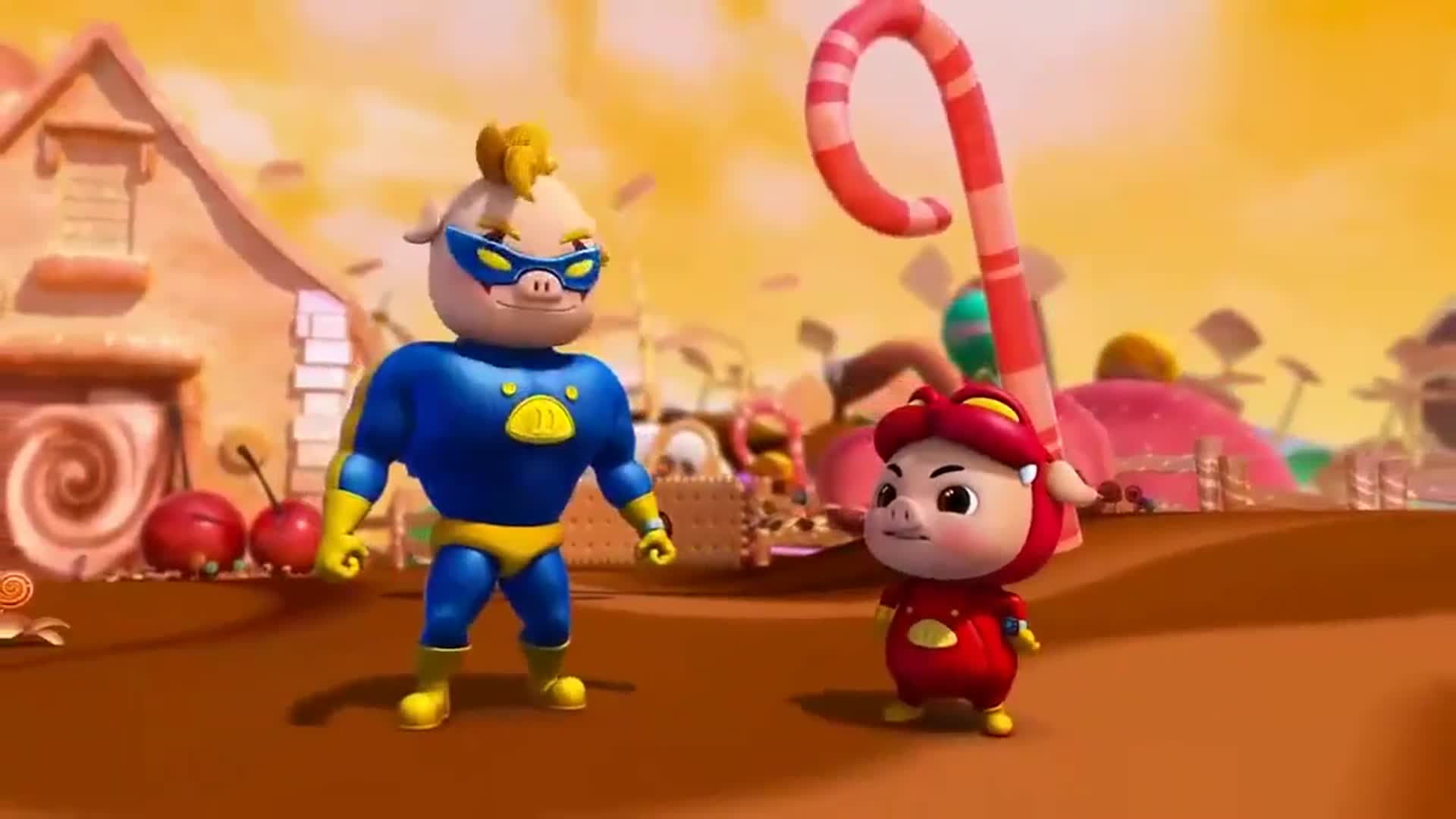 国漫超人强和猪猪侠打赌菲菲肯定不成功结果打脸了