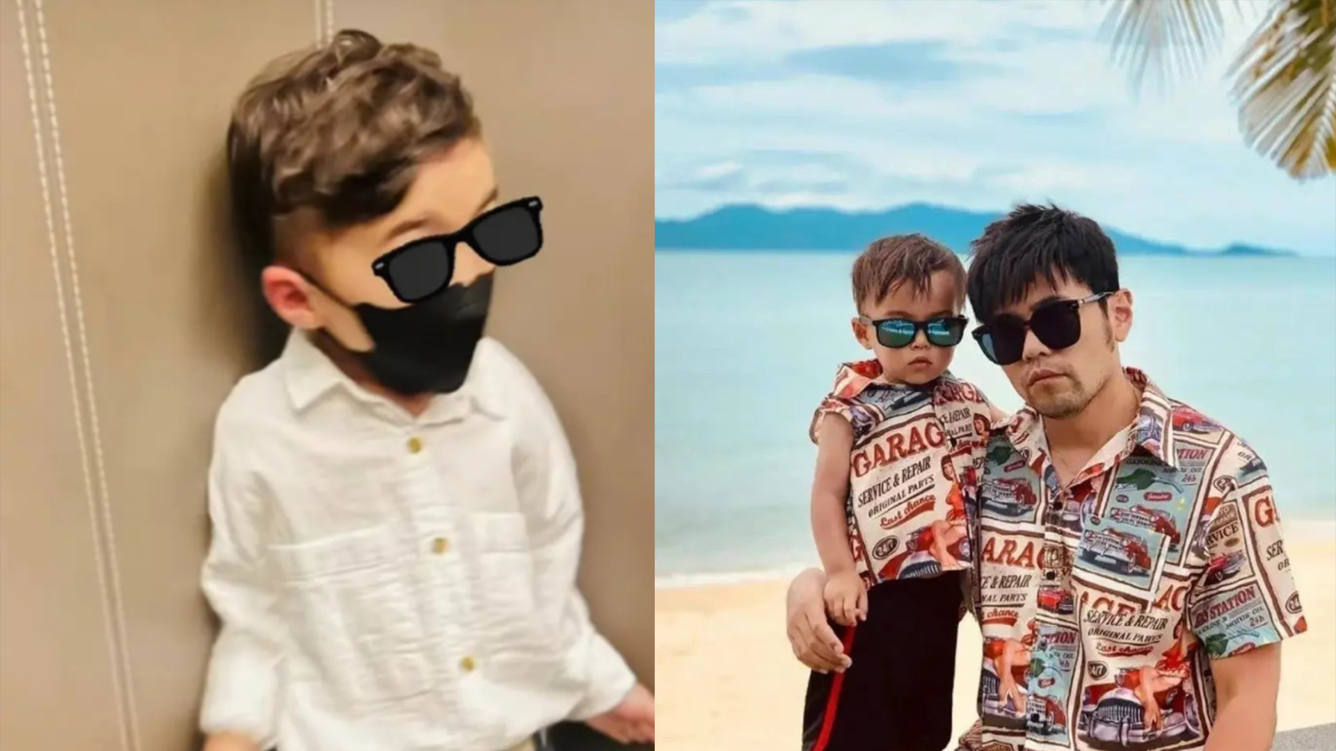 周杰伦晒5岁儿子近照罗密欧烫新造型不忘耍酷像极爸爸翻版