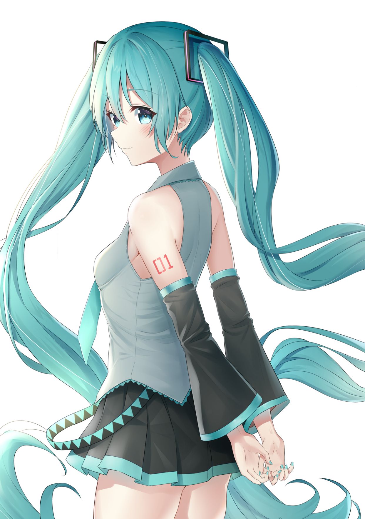 动漫壁纸:《初音未来》阁下的老婆我就收下了