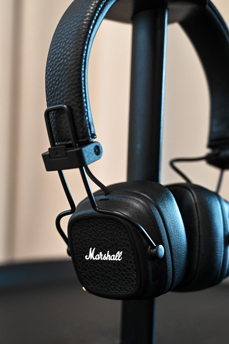 马歇尔major v头戴式耳机,复古高颜值更有长续航|头戴