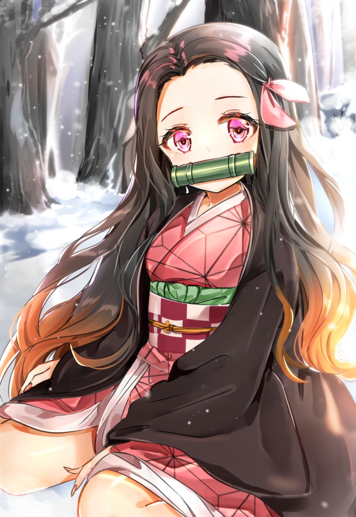 动漫壁纸:灶门祢豆子～特辑篇