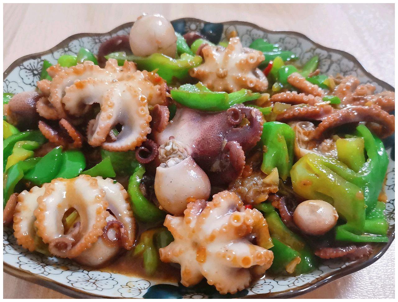 火爆八爪鱼的做法