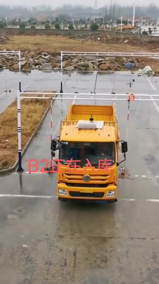 b2倒车入库这技术应该是教练级别的吧