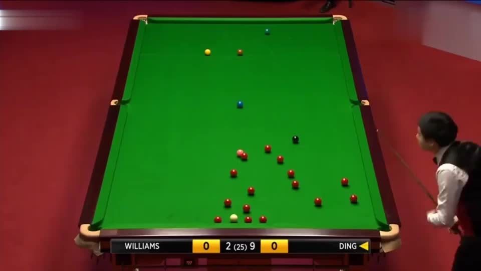 丁俊晖乱军丛中取老马首级,红球堆中穿梭自如,老马只能喝水