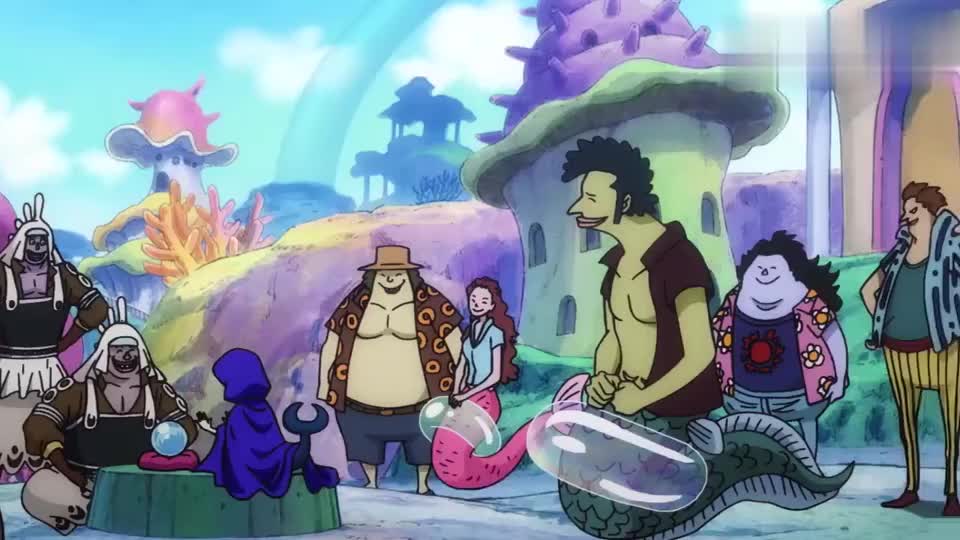 罗杰等人来到鱼人岛夏莉预言人鱼公主是古代兵器海神波塞冬