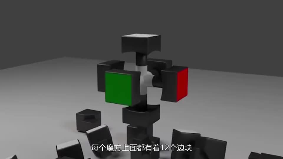 魔方的内部长什么样子?三维动画展示内部结构,真是大开眼界!_新浪新闻
