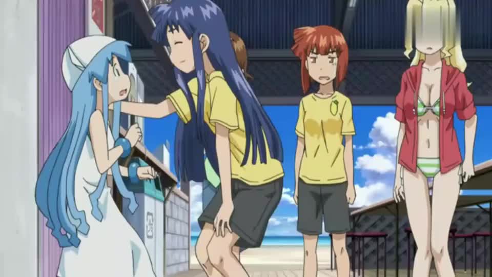 乌贼娘千鹤生气要一掌劈死乌贼娘乌贼娘吓惨了