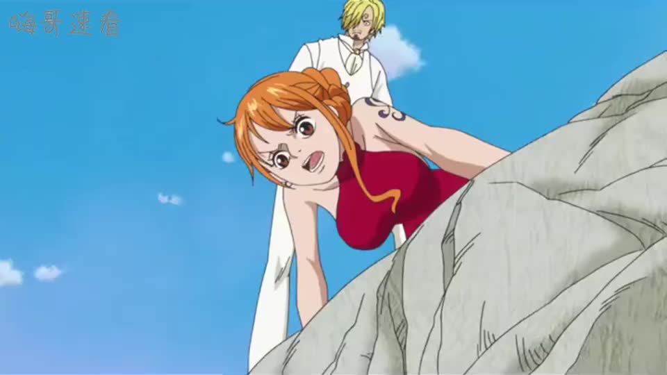 海贼王:山治扶着娜美,是怕掉下去?还是?