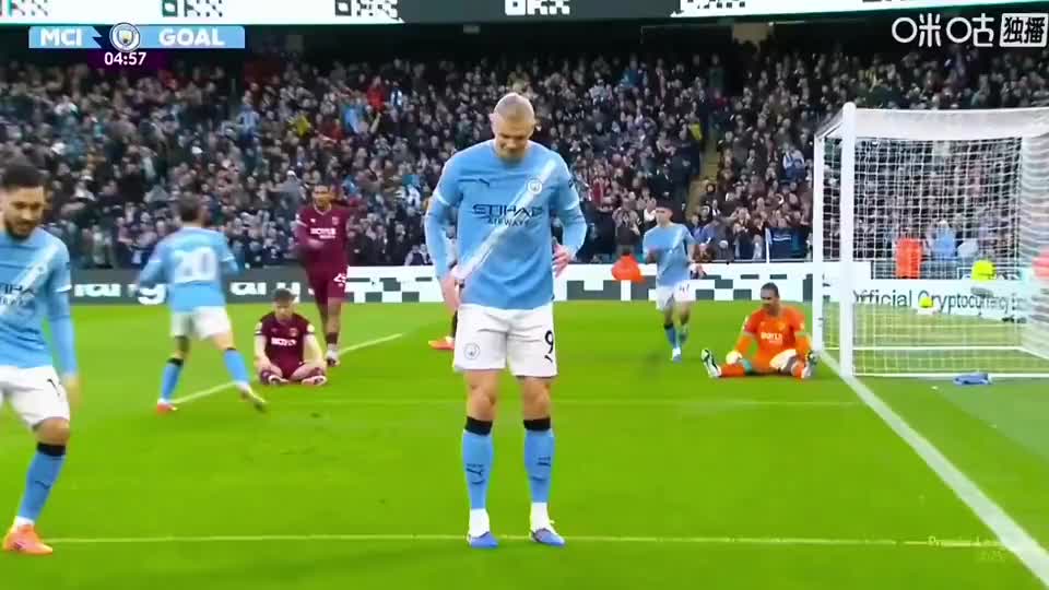 哈兰德讲射一传，曼城3比0西汉姆联登榜首