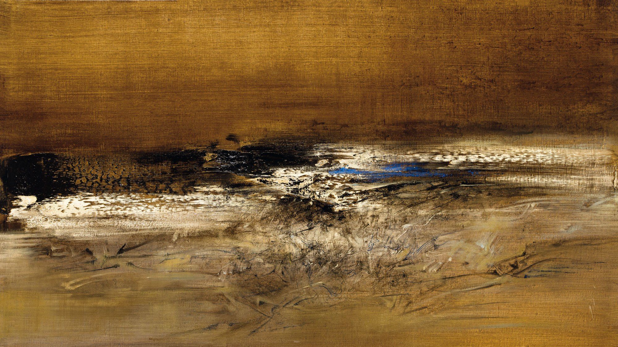 油画大师赵无极作品欣赏_高清图集_新浪网