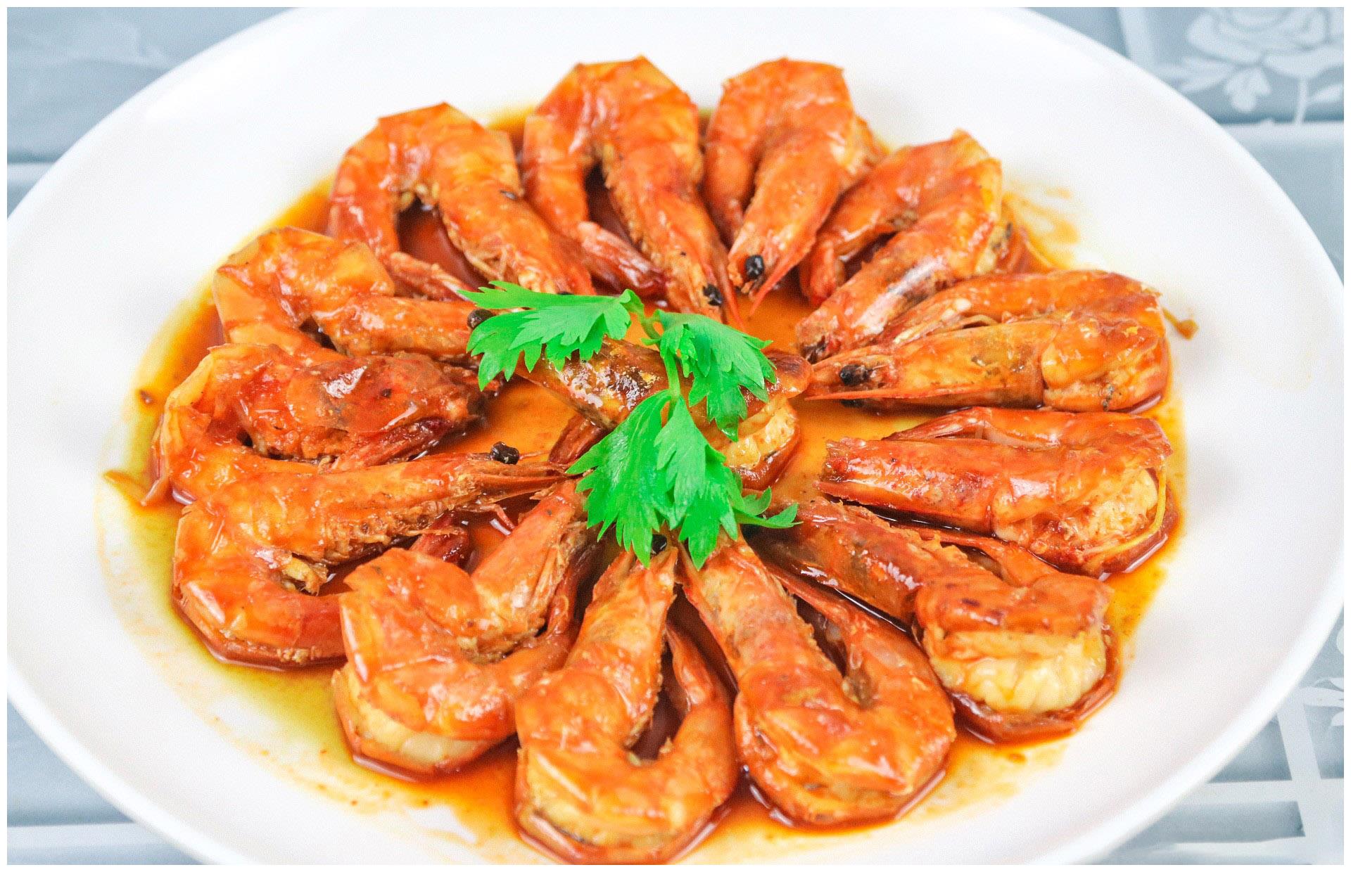 大厨分享"油焖大虾"做法,教程简单实用,在家做出饭店的味道|大虾|小龙