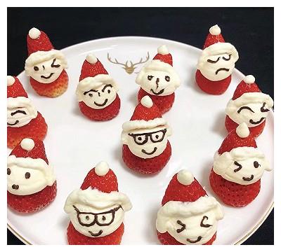 草莓小雪人?生日蛋糕