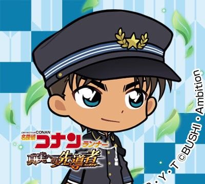 4/ 6日本大正风的服部平次q版头像,黑皮帅哥一枚!