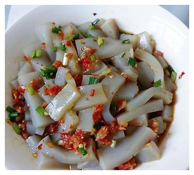 凉拌冻粉的做法