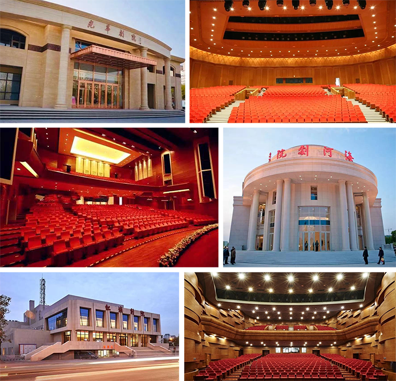 集团下辖6座剧场,分别是光华剧院,海河剧院,红旗剧院,中国大戏院,人艺